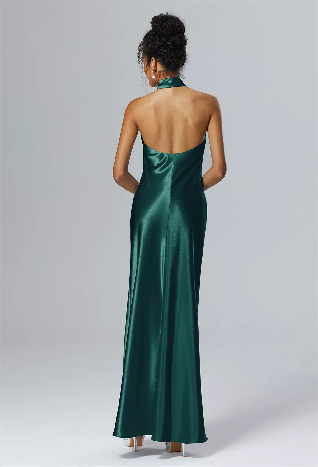 AW Mugwort Hunter Green  Plus Size Wedding Guest Dresses